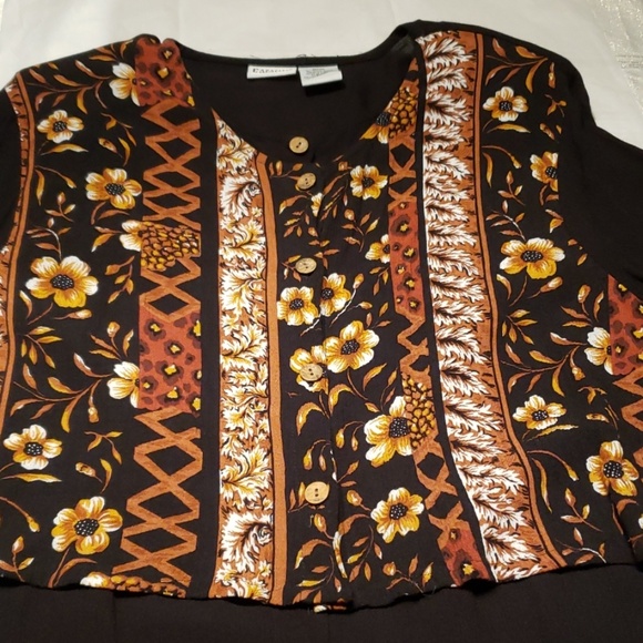 Tunic + Vest Illusion Top M Shirt NWOT - Picture 4 of 9